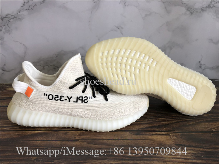 Off White x Adidas Yeezy Boost 350 V2 Cream Beige