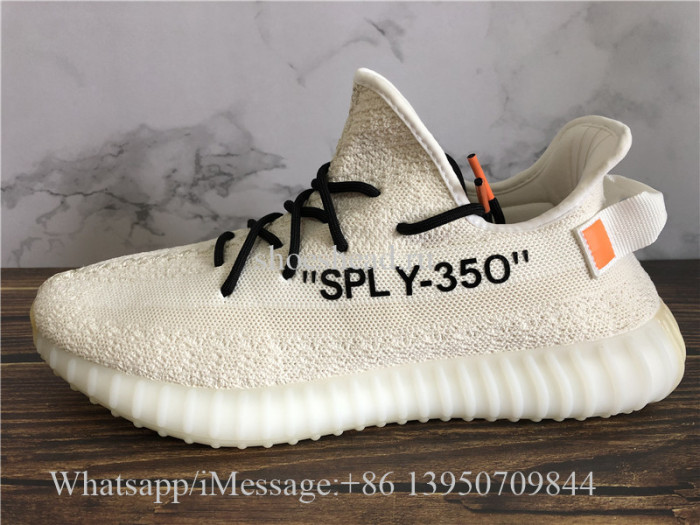 Off White x Adidas Yeezy Boost 350 V2 Cream Beige
