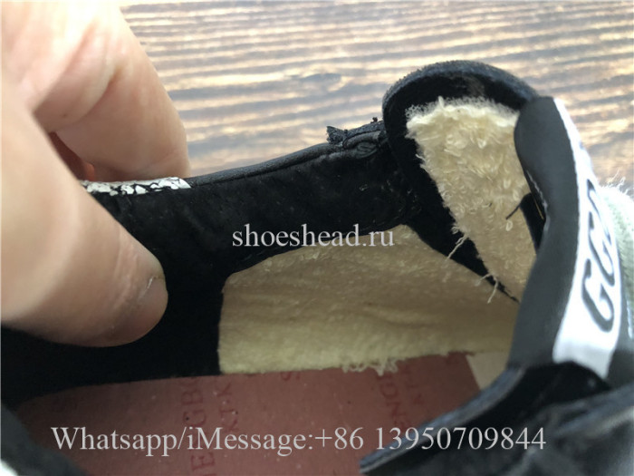 GGDB Golden Goose Deluxe Distressed Superstar Sneaker Black