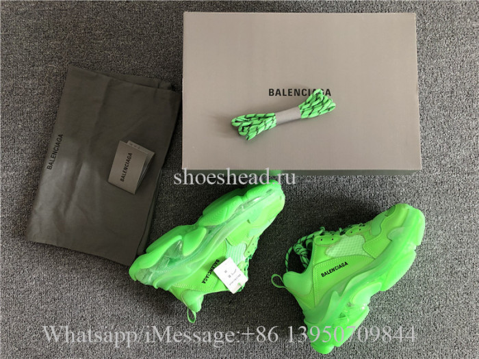 Balenciaga Triples S Neon Green Sneaker