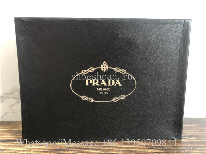 Prada Cloudbust Knit Sport Sneakers With Single Grip-Strap