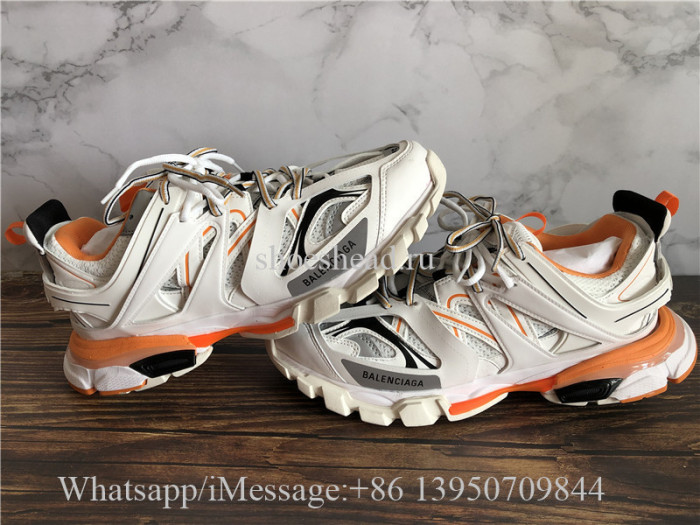 Best Version Balenciaga Track 3.0 Orange White Sneaker Tess.s.Gomma