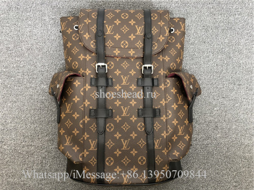 Louis Vuitton Christopher Monogram Macassar PM Brown Backpack