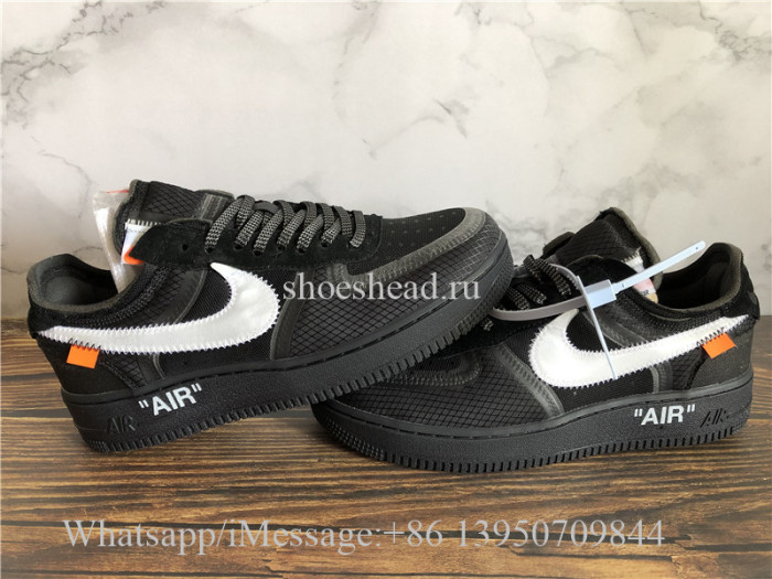 Off White x Nike Air Force 1 OG Black