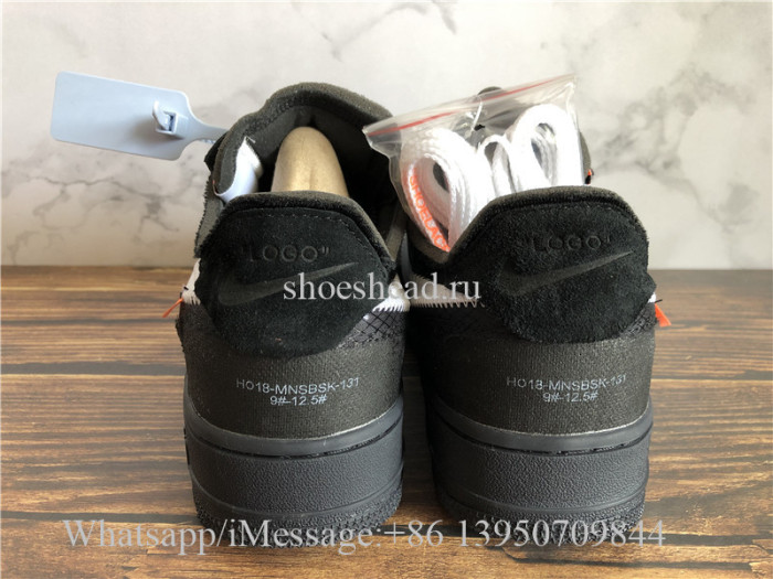 Off White x Nike Air Force 1 OG Black