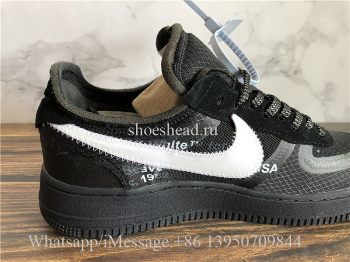 Off White x Nike Air Force 1 OG Black