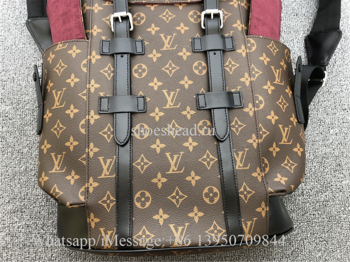 Louis Vuitton Christopher Monogram Macassar PM Brown Backpack