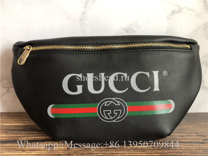 Gucci Logo Black Fannypack