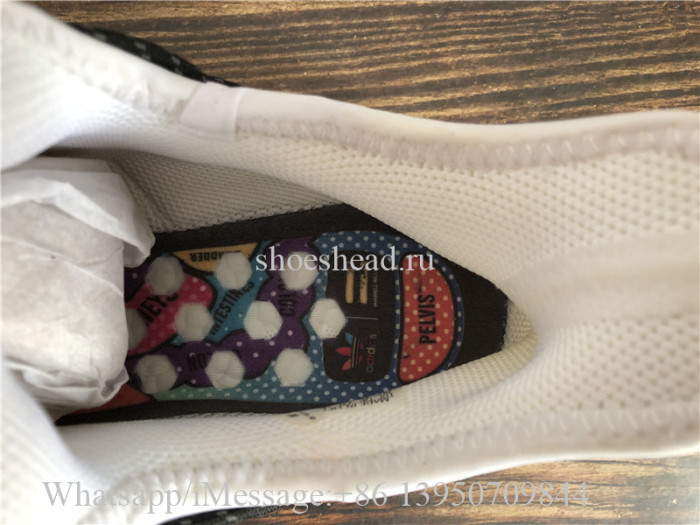 Off White x Pharrell x Adidas NMD Hu Race Trail White Black