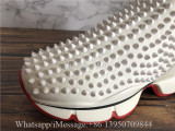 Christian Louboutin Spike Sock Donna Red Sole Sneaker White