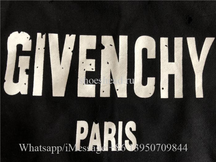 Givenchy Black Hoodie With Hole