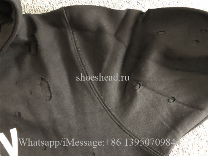 Givenchy Black Hoodie With Hole