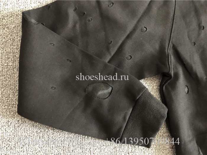 Givenchy Black Hoodie With Hole