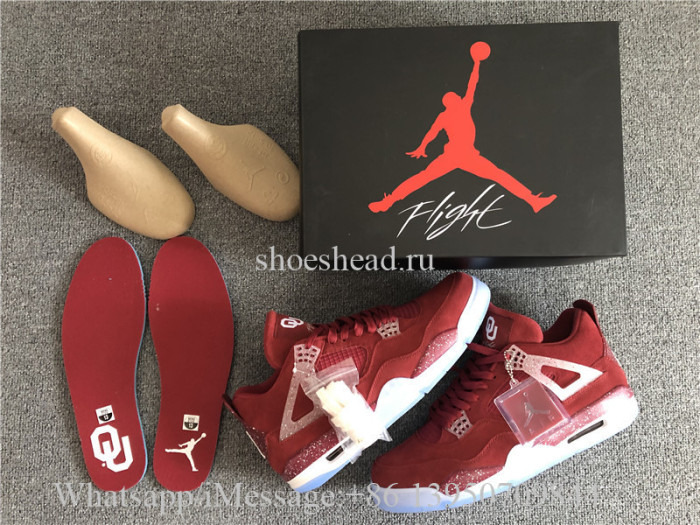 Air Jordan 4 The Oklahoma Sooners PE