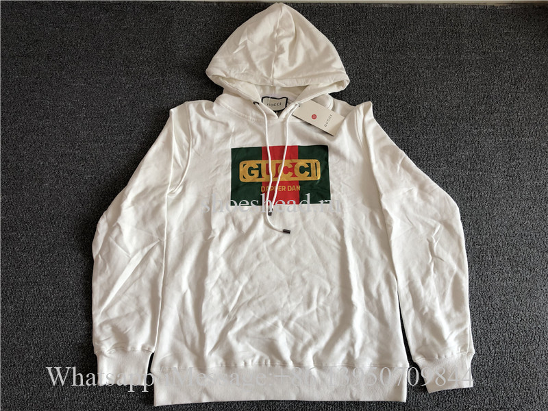 Gucci Dapper Dan White Hoodie