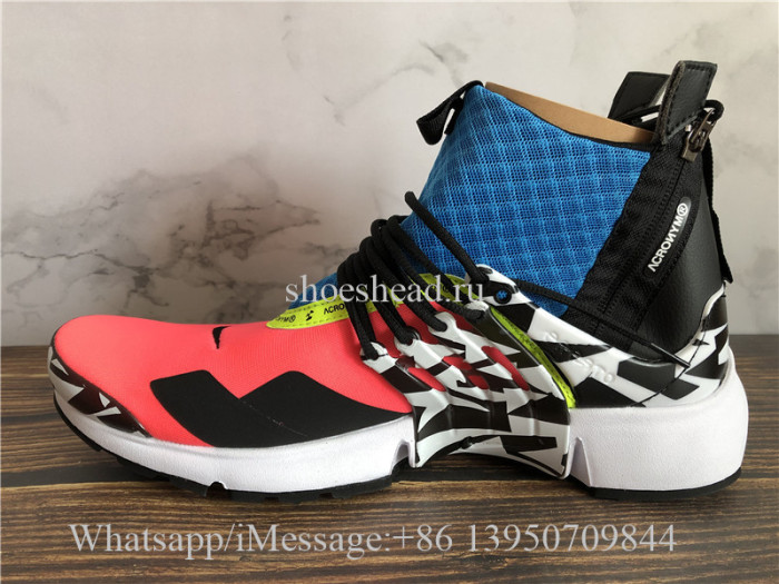 Acronym x Nike Air Presto Mid Racer Pink