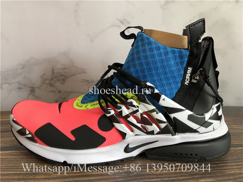 Acronym x Nike Air Presto Mid Racer Pink