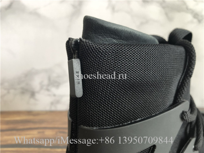 Nike Air Fear Of God 1 Black Sneaker Boots