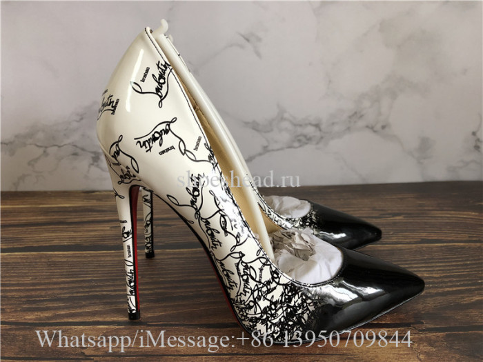 Christian Louboutin So Kate 120mm Patent Degraloubi Red Sole Pumps