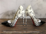 Christian Louboutin So Kate 120mm Patent Degraloubi Red Sole Pumps