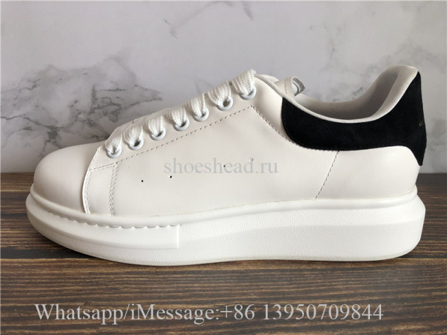Alexander Mcqueen Oversized Sneaker White Black Suede