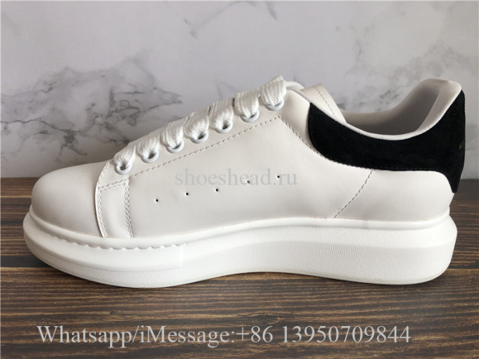 Alexander Mcqueen Oversized Sneaker White Black Suede