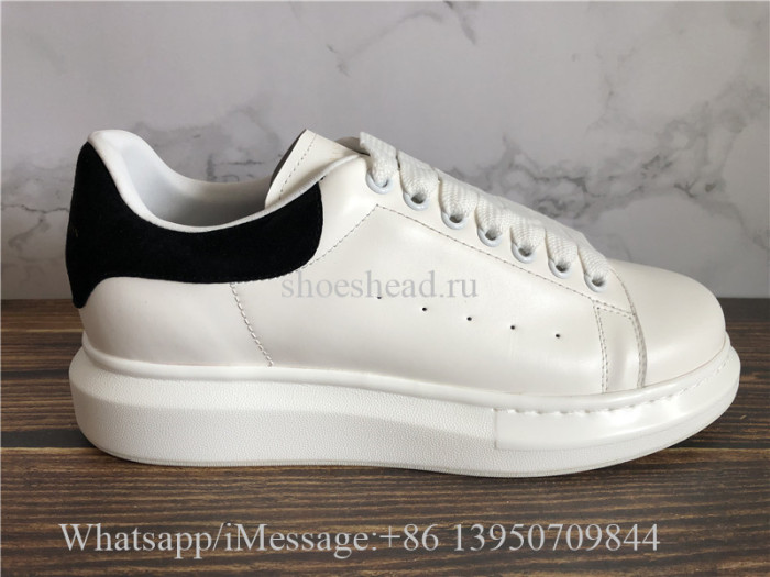 Alexander Mcqueen Oversized Sneaker White Black Suede