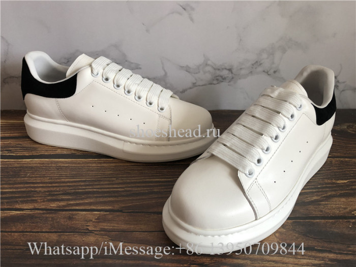 Alexander Mcqueen Oversized Sneaker White Black Suede