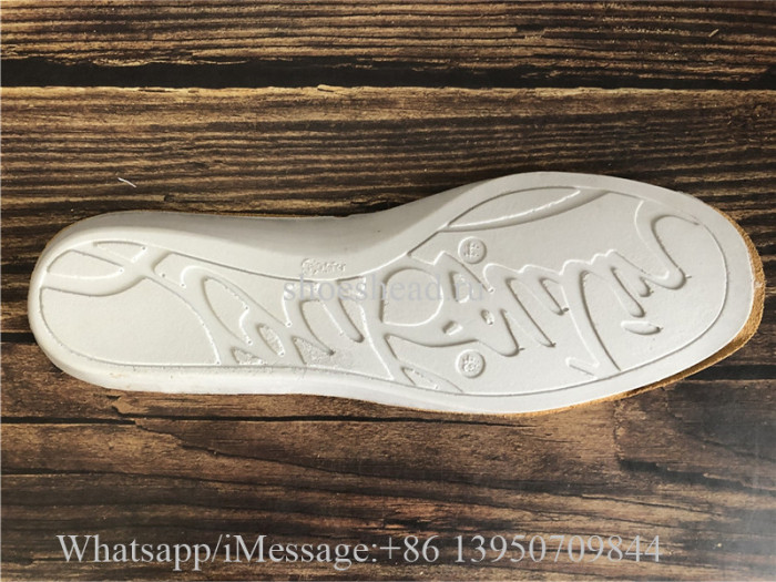 Christian Louboutin Spike Flat High Top Sneaker Tan Suede