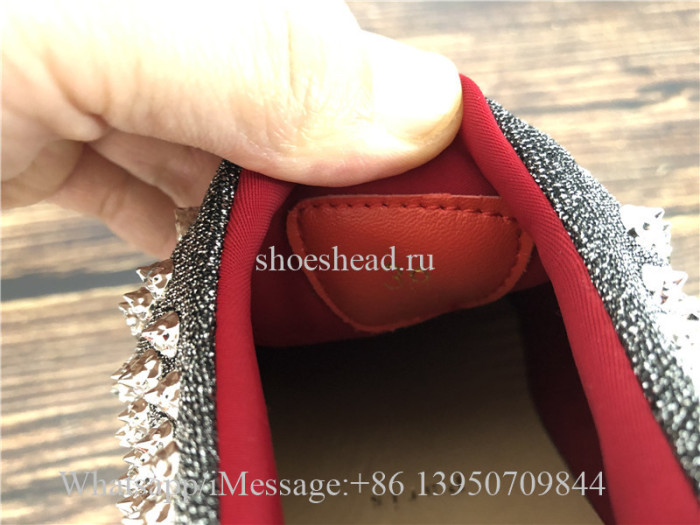Christian Louboutin Spike Sock Donna Sneaker Grey