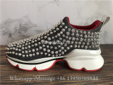 Christian Louboutin Spike Sock Donna Sneaker Grey