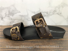 Louis Vuitton Bom Dia Flat Mule Sandals