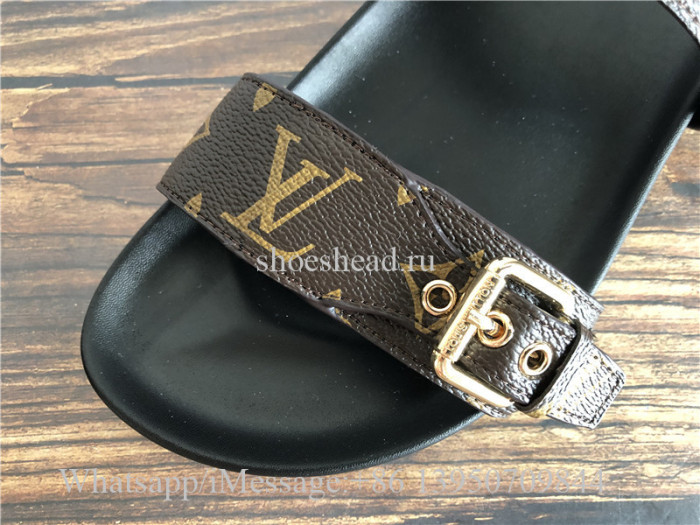 Louis Vuitton Bom Dia Flat Mule Sandals
