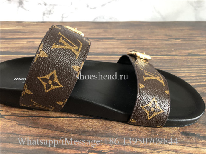 Louis Vuitton Bom Dia Flat Mule Sandals