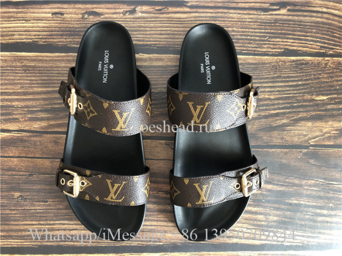 Louis Vuitton Bom Dia Flat Mule Sandals