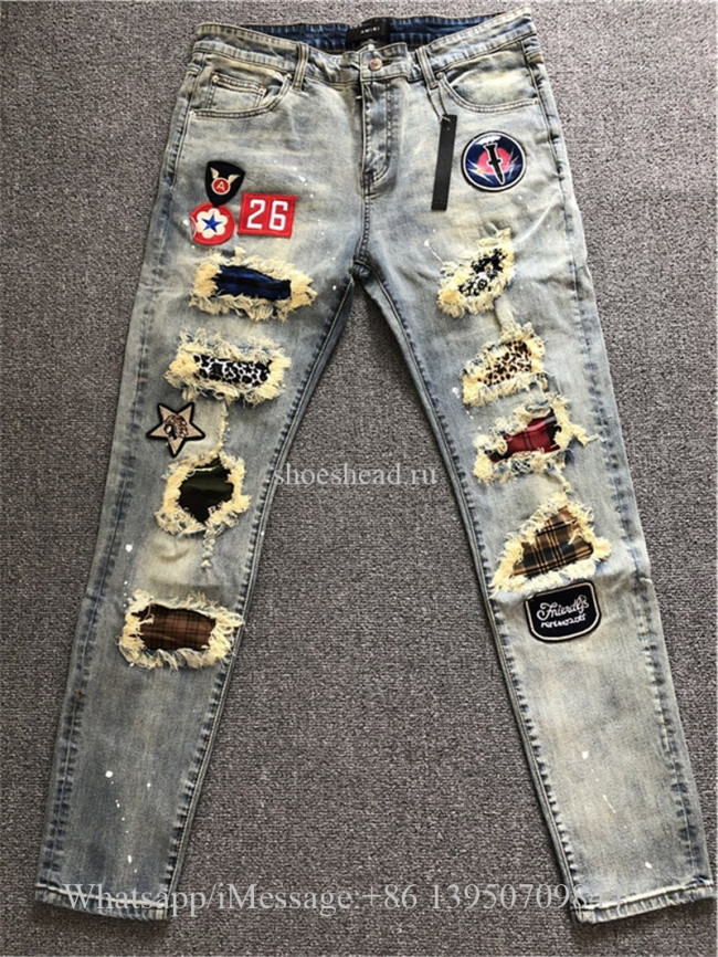 Amiri Blue Slim Jeans