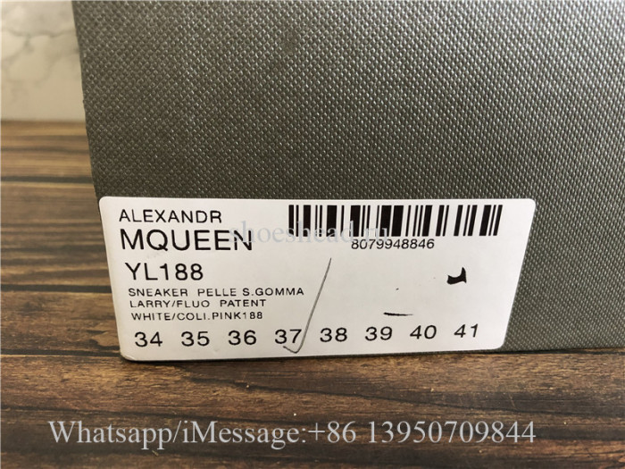 Alexander McQueen Oversized Sneaker Jelly Blue