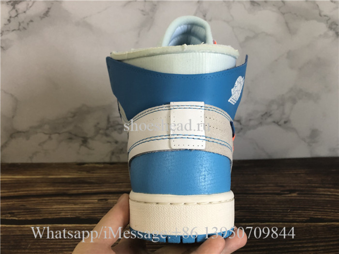 Super Quality Off White x Air Jordan 1 UNC Powder Blue