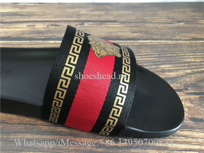 Versace Red Slides