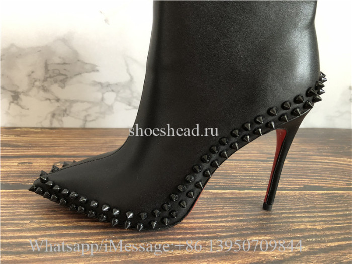 Christian Louboutin Spike Studded High Boots