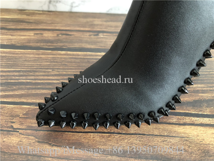 Christian Louboutin Spike Studded High Boots