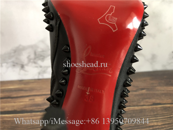 Christian Louboutin Spike Studded High Boots