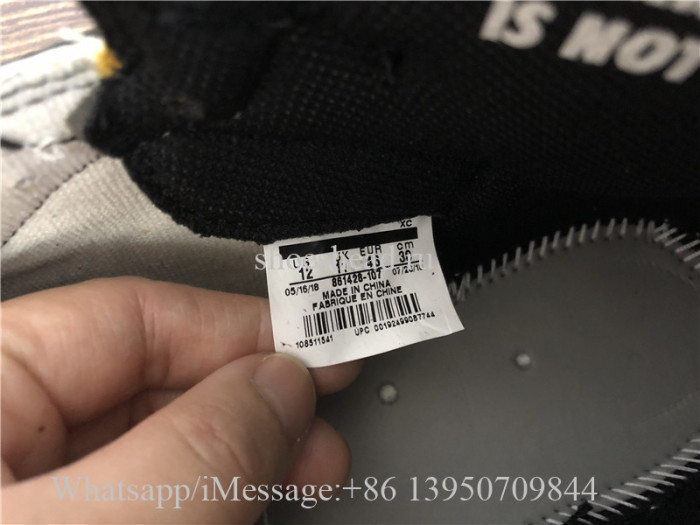 2018 Authentic Air Jordan 1 Not For Resale Yellow