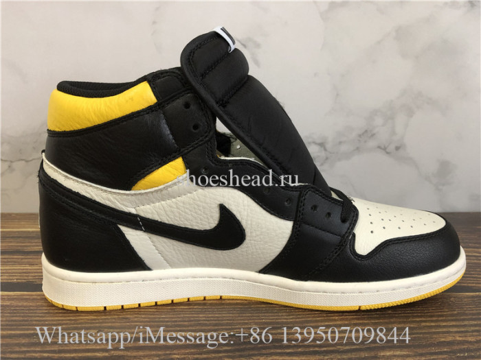 2018 Authentic Air Jordan 1 Not For Resale Yellow