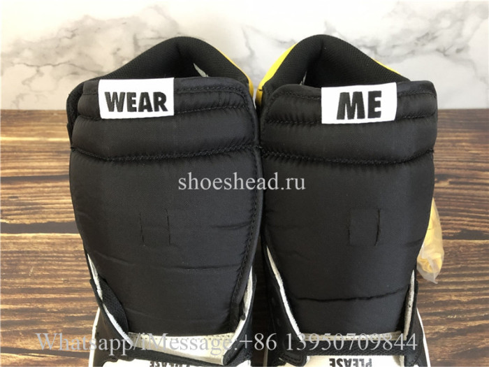2018 Authentic Air Jordan 1 Not For Resale Yellow
