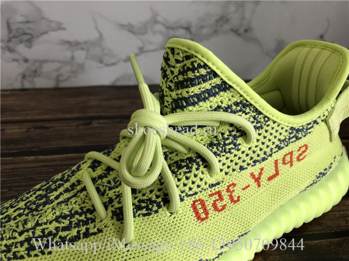 Super Quality Adidas Yeezy Boost 350 V2 Yebra Semi Frozen Yellow