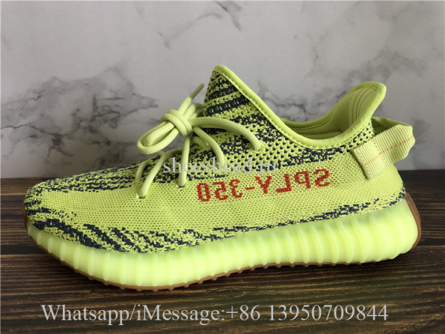Super Quality Adidas Yeezy Boost 350 V2 Yebra Semi Frozen Yellow