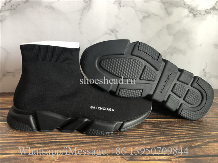 Balenciaga Speed Trainer Sock All Black