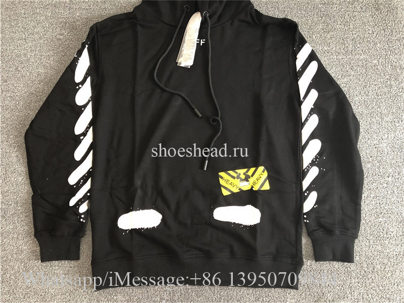 Off White CO Virgil Abloh Black Hoodie(US Size)
