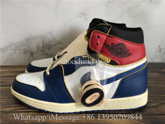 Union La x AJ1 Retro High NRG Strom Blue